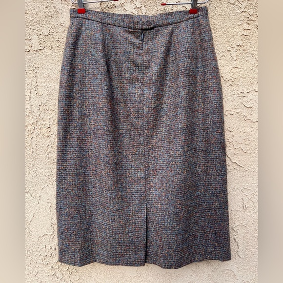Vintage Straight MIDI Pencil Skirt Tweed 80’s 90s - Picture 4 of 11